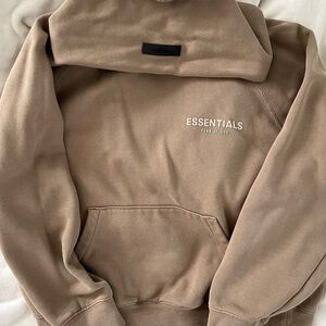 Essentials Fear of God tan hoodie